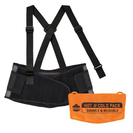 11120 Ergodyne Black Back Support Belt, 64 → 76cm