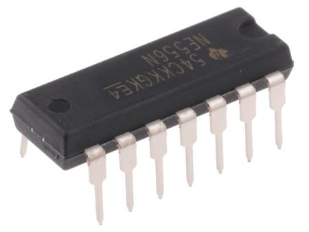 NE556N Texas Instruments , Timer Circuit, Dual, 14-Pin PDIP