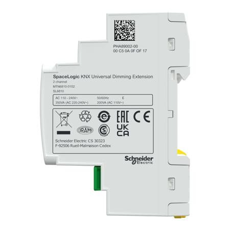 MTN6810-0102 Schneider Electric MTN6810 Dimming Controller Dimming Controller, DIN Rail Mount, 230 V