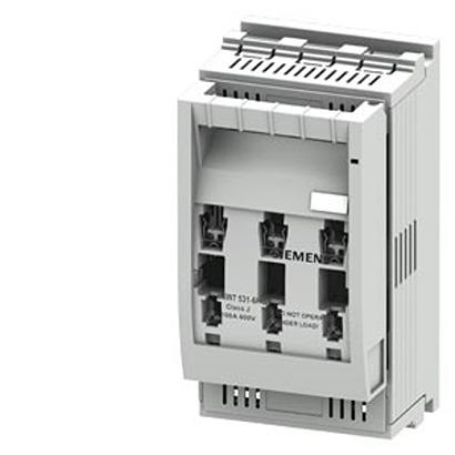 3NW7531-6HG Siemens 100A Fuse Holder for 200 x 106mm Fuse, 3P, 600V