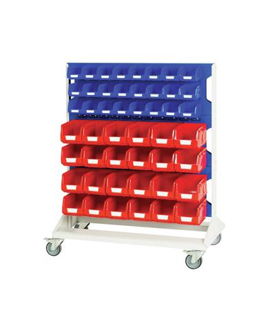 16917226-11V Bott Steel Rack Panel Trolley, 1000 x 550 x 1250mm