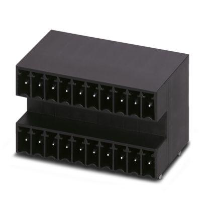1840886 Phoenix Contact MCD Series Straight Wave Soldering PCB Header, 20 Contact(s), 3.5mm Pitch, 2 Row(s), Shrouded