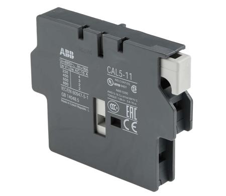 1SBN010020R1011 Side Mount Auxiliary Contact Block with Screw Terminal, NO/NC