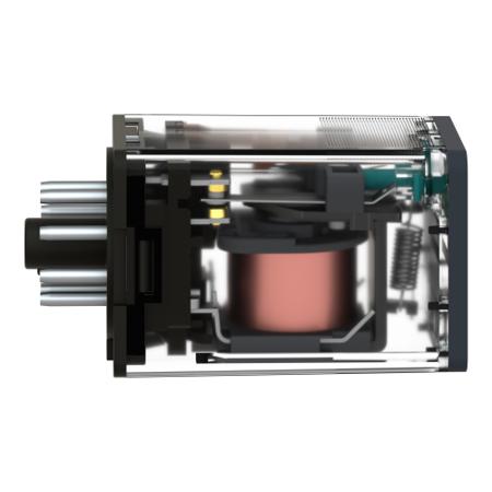 RUMC21BD Schneider Electric, 24V Coil Relay Interface Module DPDT, 10A Switching Current Plug In,