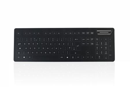 KYB-MED104V2SCUB Ceratech  Wired USB Card Reader Keyboard, QWERTY (UK), Black