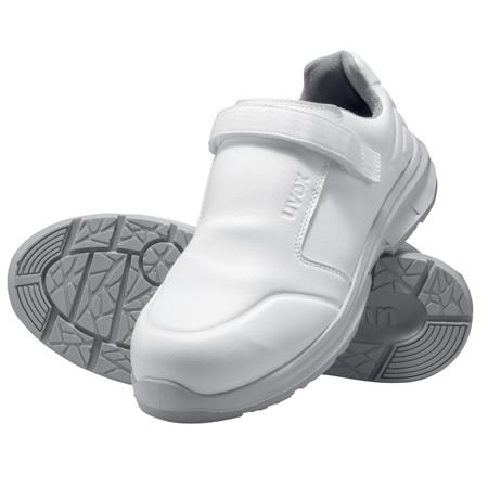 6580838 Uvex Uvex white Unisex White  Toe Capped Safety Shoes, EU 38, UK 5