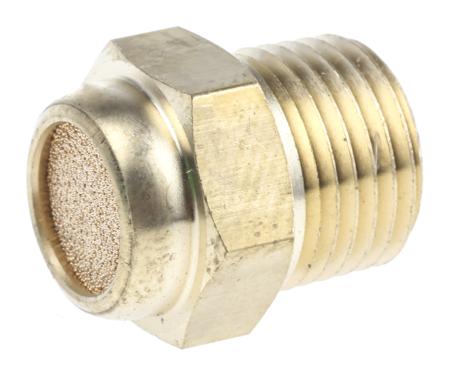 EBKX-L7004-010 SMC EB Sintered Bronze Pneumatic Silencer, Threaded, R 1/8 Male