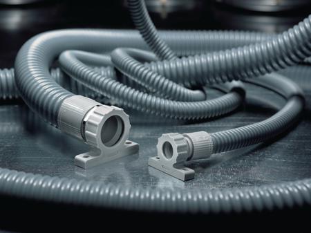 167-00213 HellermannTyton Flexible Conduit, 19mm Nominal Diameter, Polyvinylchloride, Grey