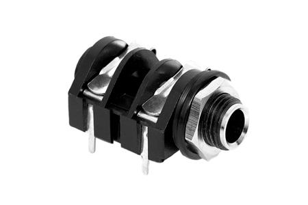 ACJS-MH Amphenol Industrial Jack Connector 1/4 in PCB Phone Jack Socket 10A