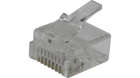 RND-765-00002 RND RND 765 Series Plug RJ Connector, Cable Mount, Cat5e Straight 1 Port