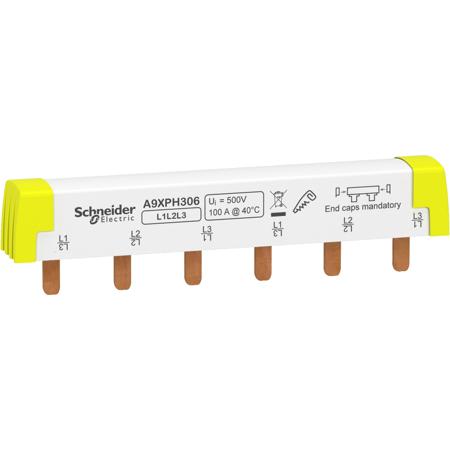 A9XPH306 Schneider Electric Acti9 Busbar, 415V ac, 19mm Pitch