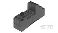 1860100-1 TE Connectivity SCHRACK 2 Pin DIN Rail Relay Socket, for use with Miniature Relay PT