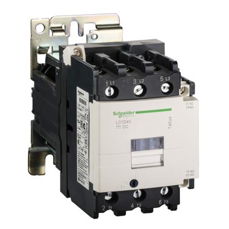LC1D406SWS207 Schneider Electric TeSys D Reversing Contactor, 72 V dc Coil, 3-Pole, 40 A, 22 kW, 3NO