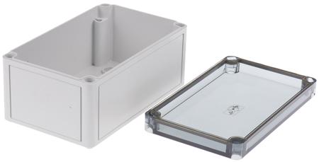 13008601 TK PC Plastic Enclosure, IP66, 180 x 110 x 90mm
