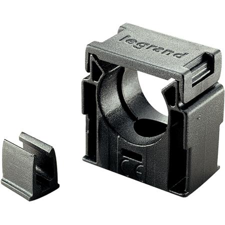 666981 Legrand Snap Fixing Base, Cable Conduit Fitting, 7mm Nominal Size, Plastic, Black