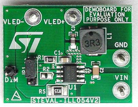 STEVAL-ILL054V2 STMicroelectronics , STEVAL LED Driver Evaluation Board for LED2001 for Dimming LED Driver