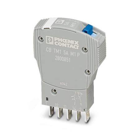 2800851 Phoenix Contact Thermomagnetic Device Circuit Breaker Thermal Circuit Breaker - CB  Single Pole 50V dc Voltage Rating,