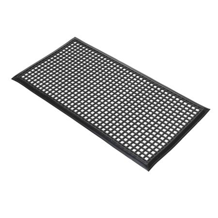 ES010101 Coba Europe Entramat Anti-Slip, Door Mat, PVC Scraper, Indoor, Outdoor Use, Black, 600mm 1.2m 12mm