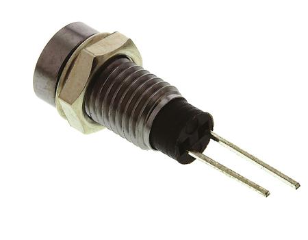 DX1116/RD Bulgin Red Panel Mount Indicator, 2V, 6.1mm Mounting Hole Size, Lead Wires Termination