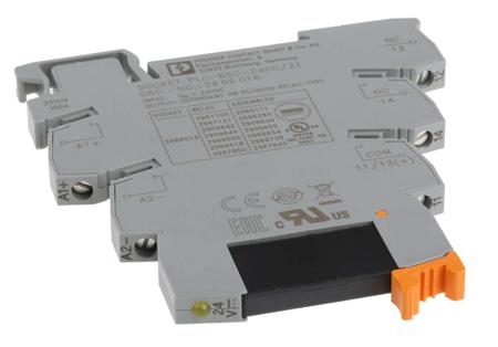 2966728 Phoenix Contact PLC-OSC- 24DC/48DC/100 Series Solid State Interface Relay, 28.8 V ac/dc Control, DIN Rail Mount