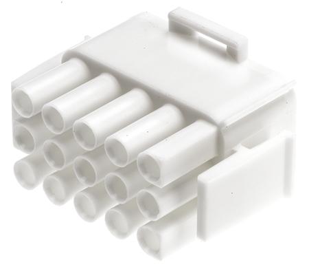 350736-1 TE Connectivity Universal MATE-N-LOK, 6.35mm Pitch, 15 Way, 3 Row Male Connector Housing