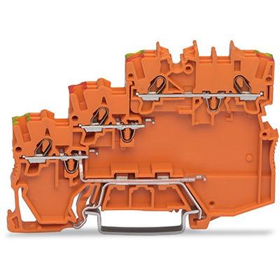 2000-5377-101-000 WAGO2000-5377/101-000 TOPJOB S Series DIN Rail Terminal Block, 1mm², 3-Level, Push-In Cage Clamp Termination