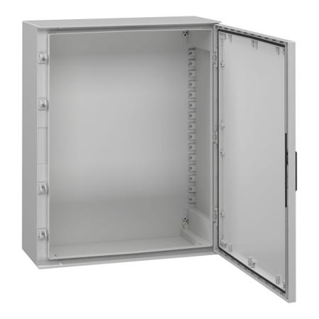 NSYPLM108BG Schneider Electric Fibreglass Reinforced Polyester, Wall Box, IP66, 350mm x 1056 mm x 856 mm