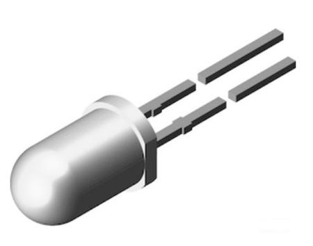 TLLG5420 Vishay2.4 V Green LED 5 mm Through Hole, TLHG642