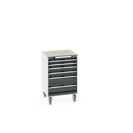 40402152-19V Bott, 6 Drawer Sheet Steel Floor Standing Storage Cabinet, 650 X 650 X 990mm