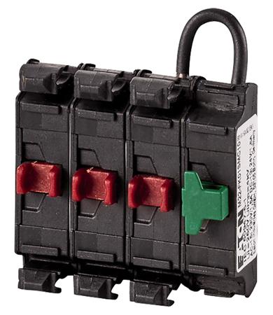 180794 M22-AFK03SMC10 Eaton RMQ Titan M22 Series Contact Block, 1NO + 3NC