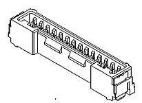 504194-1470 TE Connectivity 504194 Series Vertical Board Mount PCB Header, 1.25mm Pitch, 1 Row(s), Shrouded