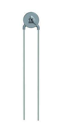 B57164K0221J000 EPCOS NTC Thermistor, 220Ω Resistance, NTC Type, 5.5 x 5 x 2mm