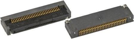 FH28E-30S-0-5SH-05- Hirose FH28 0.5mm Pitch 30 Way Right Angle SMT Female FPC Connector, ZIF Bottom Contact