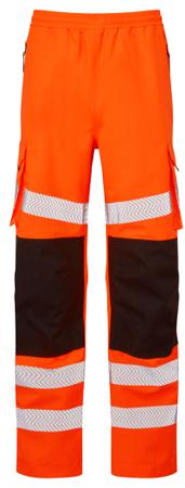 LFE907T-6XL PULSAR LFE907 Orange Hi-Vis, Waterproof, Windproof Hi Vis Trousers, 51 → 53in Waist Size