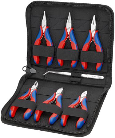 00 20 16 Knipex 6-Piece Plier Set, 240 mm Overall