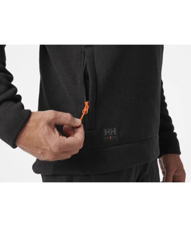 72251_990-XS Helly Hansen 72251 Black Polyester Men Fleece Work Extra Small