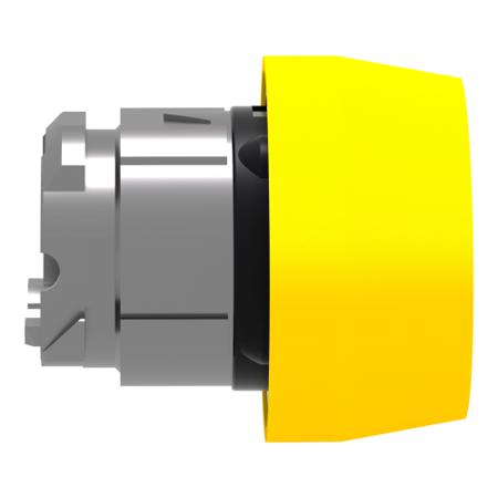 ZB4BP5S Schneider Electric , Yellow Push Button Head, Spring Return, 22mm Cutout