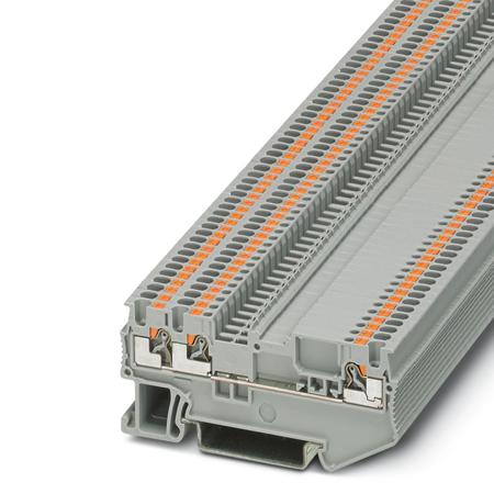 3210317 Phoenix Contact  PT 1.5/S-TWIN-MTD Series Grey, Push In Termination