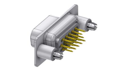 HD-D15SY-2M86UN Deltron HD 15 Way D-sub Connector Socket