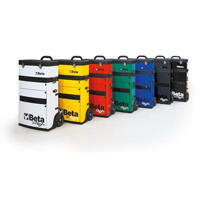 C41H-N BETA 2 Drawer Metal, Plastic Wheeled Tool Trolley