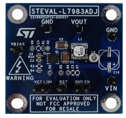 STEVAL-L7983ADJ STMicroelectronics  step-down switching power supply evaluation board Buck-Boost Converter for STEVAL for
