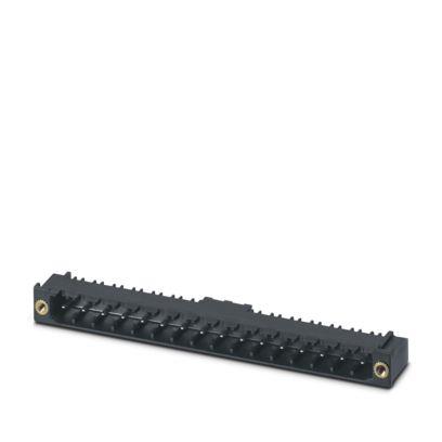 1836861 Phoenix Contact CC Series Straight Wave Soldering Mount PCB Header, 20 Contact(s), 5 mm Pitch, 1 Row, Shrouded