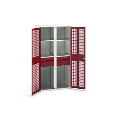 16926777.24 Bott 2 Door, 4 Drawer Sheet Steel Cupboard, 1050 x 550 x 2000mm