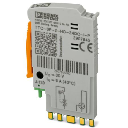 2907845 Phoenix Contact Surge Protector, DIN Rail Mount