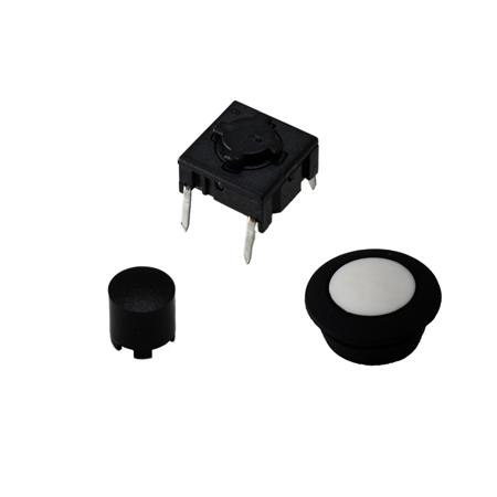 5ETH935-1SS09-12-0-AQW0936 MEC IP67 Cap Tactile Switch, SPST 50mA Through Hole