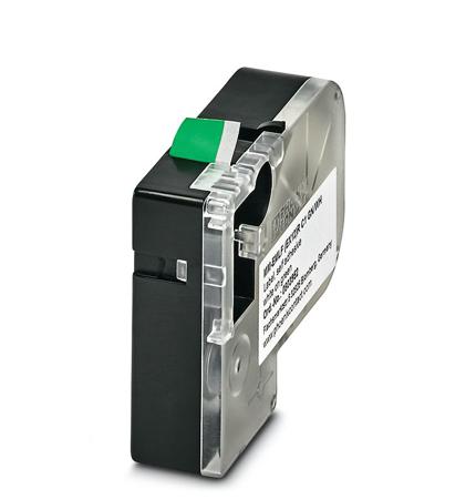 0803952 Phoenix Contact MM-EMLF White on Green Label Printer Tape, 8m Label Length