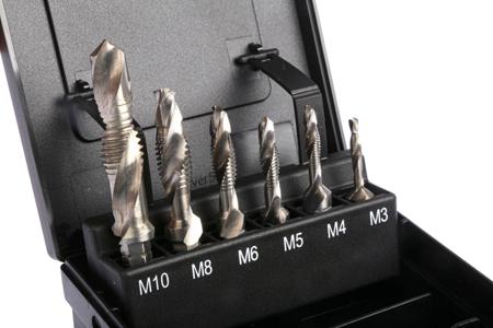 05910 EXACT 7 Piece M10 HSS Combi Tap Set Combi Taps: M3; M4; M5; M6; M8; M10; Adapter