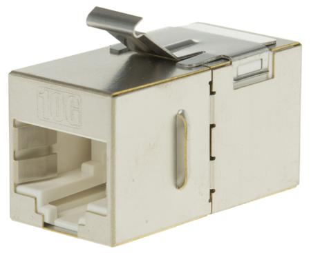 MH3101S-CAT6A MH Connectors MH3101 Series Single-Port RJ45 Coupler, Cat6a, STP