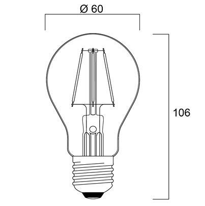86309 Sylvania ToLEDo Retro E27 LED Bulbs 4 W, Green, Pear shape