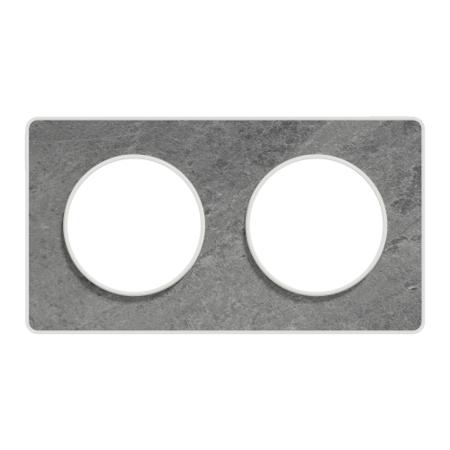 S520804U Schneider Electric Grey, 2 Gang, Odace